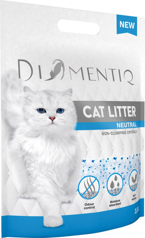 DIAMENTIQ Neutral – neutrales Katzenstreu – 5×3,8 l - Fotogalerie 2