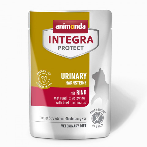 ANIMONDA Integra Protect Urinary Struvit mit Rind - Nassfutter für Katzen - 85g - Fotogalerie 1