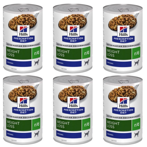 HILL'S Prescription Diet Weight Loss Canine r/d - Nassfutter für übergewichtige Hunde - 6x350g - Fotogalerie 1