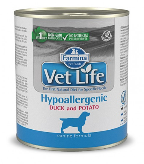 FARMINA Vet Life Diet DOG Hypoallergenic Duck & Potato - Nassfutter für Hunde - 300 g - Fotogalerie 1