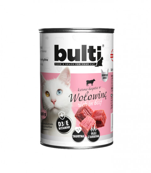 BULTI Hackfleisch Mix 6 Geschmacksrichtungen – Nassfutter für Katzen – 36 x 400 g - Fotogalerie 3