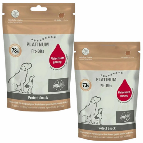 PLATINUM Fit-Bits Protect – Leckerli für Hunde – 2x150g - Fotogalerie 1