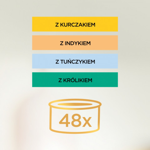 PURINA Gourmet Gold Mousse - nassfutter für Katzen - 48x85g - Fotogalerie 9
