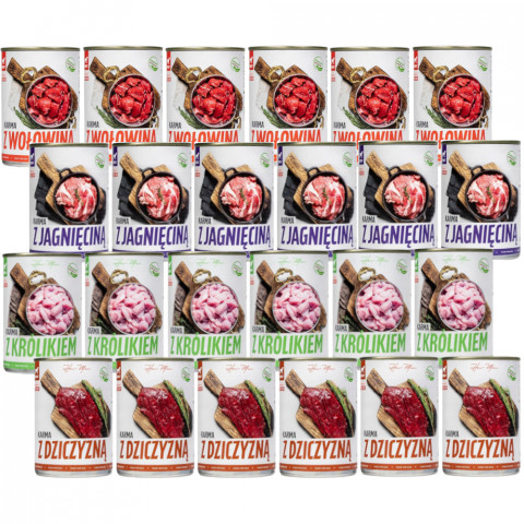 TUF TUF Flavour Mix Nassfutter für Hunde - 24x400g - Fotogalerie 1