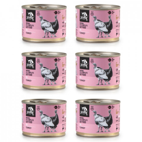 3COTY 34. Turkey Senior - nassfutter für Katzen - 6x180g - Fotogalerie 1