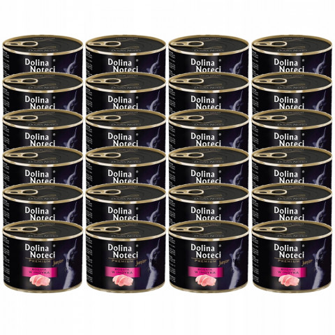 DOLINA NOTECI Premium Junior Reich an Truthahn - Nassfutter für Katzen - 24x185g - Fotogalerie 1