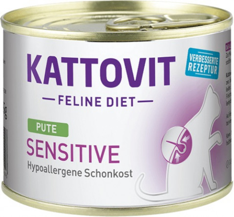 KATTOVIT Sensitive Turkey - nassfutter für Katzen - 185g - Fotogalerie 1