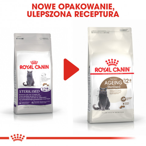Royal Canin Senior Ageing Sterilised 12+ Trockenfutter für Katzen Mais, Geflügel, Gemüse 400 g - Fotogalerie 3