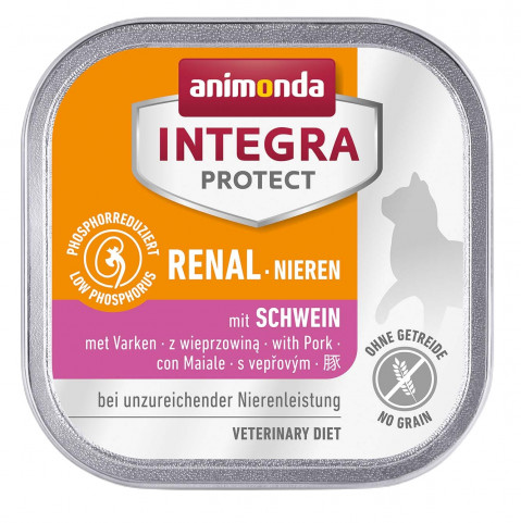 ANIMONDA Integra Protect Renal Pork - nassfutter für Katzen - 100g - Fotogalerie 1