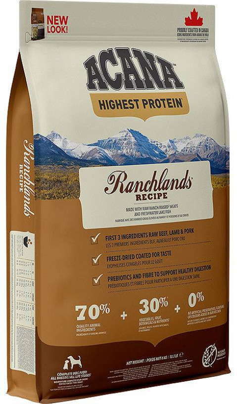 ACANA Highest Protein Ranchlands - Trockenfutter für Hunde - 6 kg - Fotogalerie 1