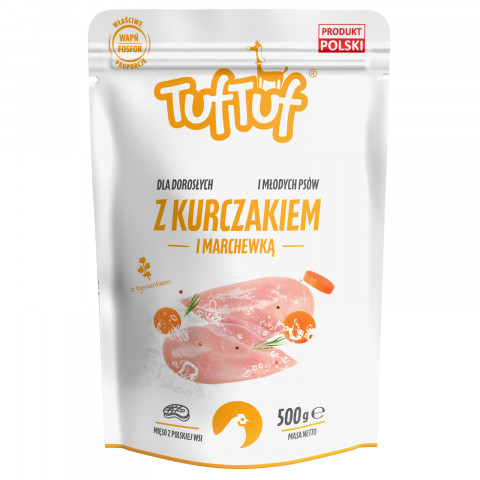 TUF TUF MIX 3 Geschmacksrichtungen in Sachets - Nassfutter für Hunde - 24x500g - Fotogalerie 5