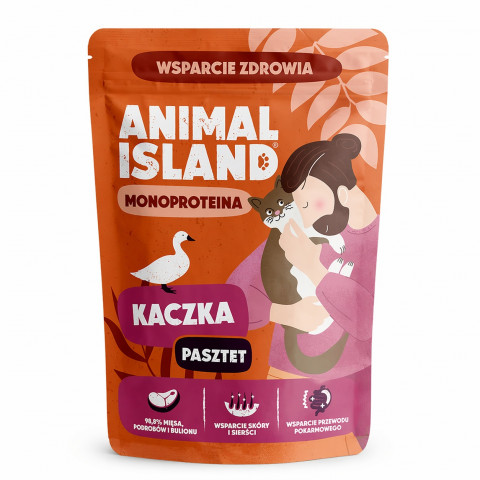 ANIMAL ISLAND Mono Duck - nassfutter für Katzen - 100g - Fotogalerie 1