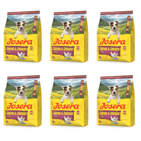 JOSERA Mini Salmon & Chicken - trockenfutter für Hunde - 6x900g - Fotogalerie 1