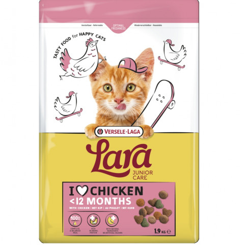 VERSELE-LAGA Lara Junior Chicken - trockenfutter für Katzen - 1,9kg - Fotogalerie 1