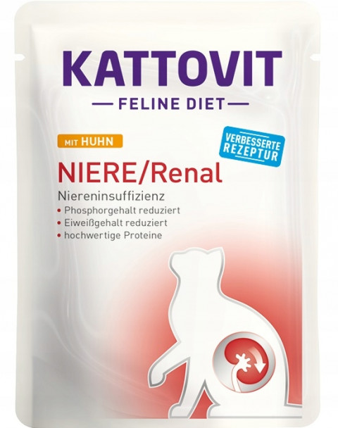 KATTOVIT Feline Diet Niere/Renal Chicken - nassfutter für Katzen - 85g - Fotogalerie 1