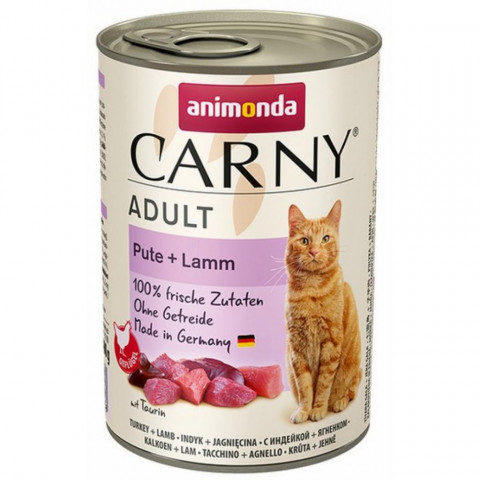 ANIMONDA Carny Adult Turkey with lamb - nassfutter für Katzen - 400g - Fotogalerie 1