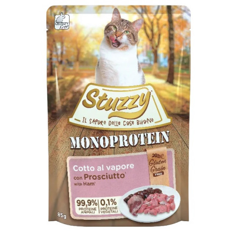 STUZZY Monoprotein Ham - nassfutter für Katzen – 85 g - Fotogalerie 1