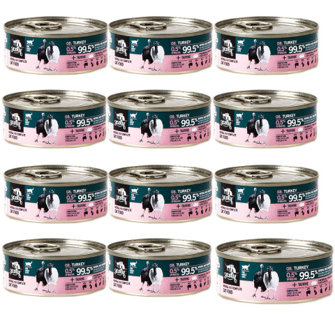 3COTY Turkey with spirulina - nassfutter für Katzen - 12x80g - Fotogalerie 1