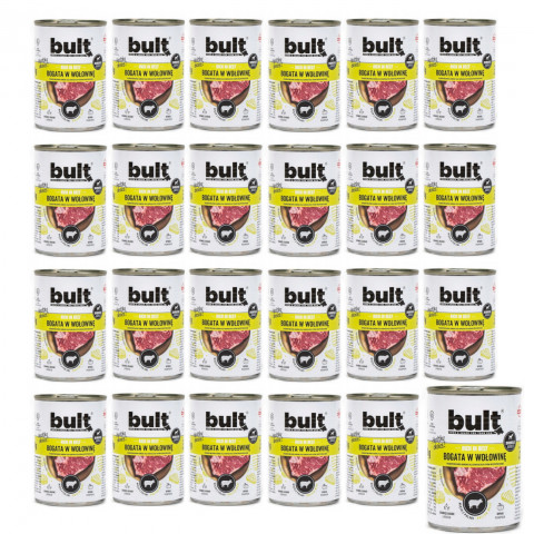 BULT Rich in beef - Nassfutter für Hunde - 24x800 g - Fotogalerie 1