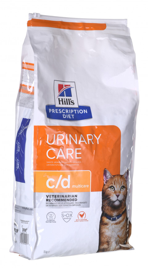 HILL'S PRESCRIPTION DIET Feline c/d Urinary Care Multicare Katzentrockenfutter Huhn 8 kg - Fotogalerie 6