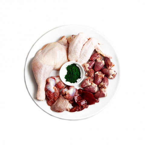 3COTY Chicken with spirulina - nassfutter für Katzen - 24x80g - Fotogalerie 8