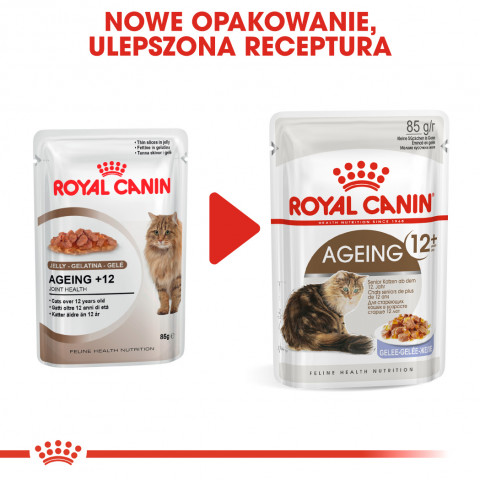 ROYAL CANIN FHN Ageing 12+ in Gelee - Nassfutter für Katzen - 12X85g - Fotogalerie 4