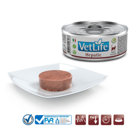 FARMINA Vet Life Natural Diet Cat Hepatic - Nassfutter für Katzen - 6x70 g - Fotogalerie 3