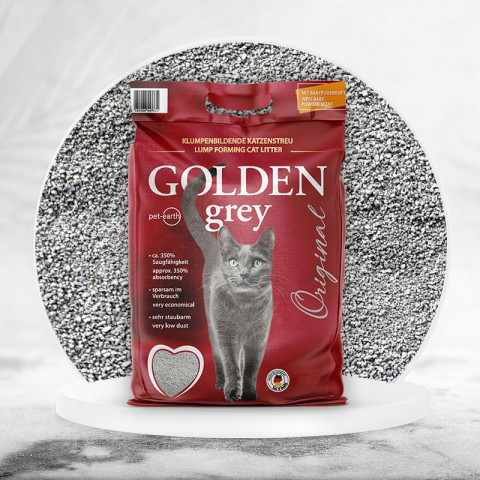 GOLDEN Grey Original - bentonitstreu - 7kg - Fotogalerie 2