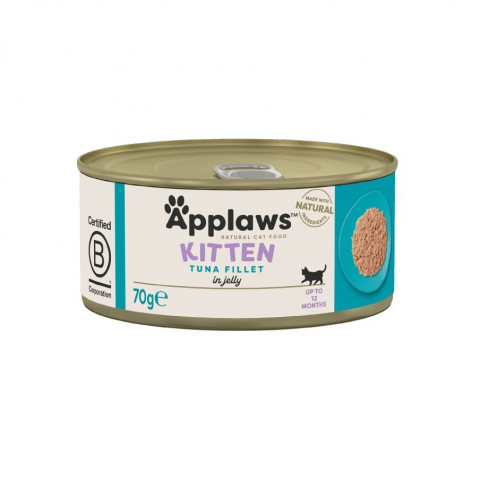 APPLAWS Kitten Tuna fillet in jelly - nassfutter für Katzen - 70g - Fotogalerie 1