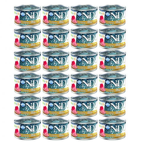 FARMINA N&D Cat Natural Thunfisch&Huhn- Nassfutter für Katzen - 24x140 g - Fotogalerie 1