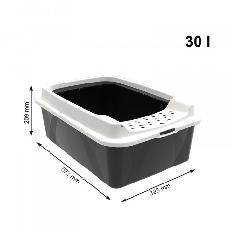 ROTHO Bonnie Eco Black - Katzentoilette - Fotogalerie 2