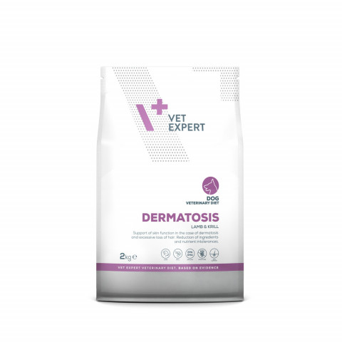 VET EXPERT Veterinary Diet Dermatosis Dog Lamb & Krill - Trockenfutter für Hunde - 2 kg - Fotogalerie 1