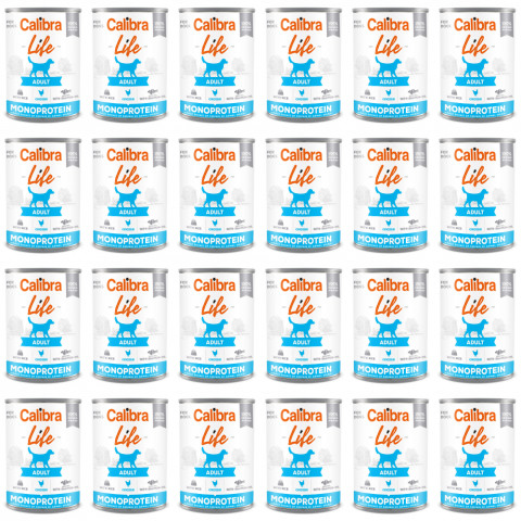 CALIBRA Dog Life Adult Huhn mit Reis - Nassfutter für Hunde - 24x400g - Fotogalerie 1