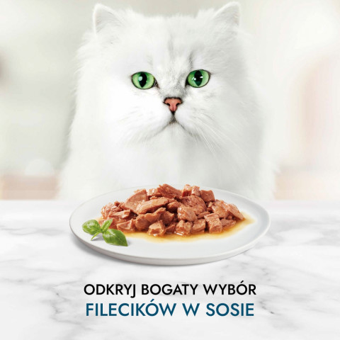 PURINA Gourmet Perle Mini fillets in sauce - nassfutter für Katzen - 60x85g - Fotogalerie 4