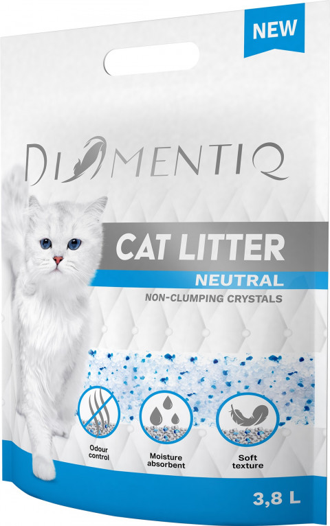 DIAMENTIQ Neutral – neutrales Katzenstreu – 5×3,8 l - Fotogalerie 3