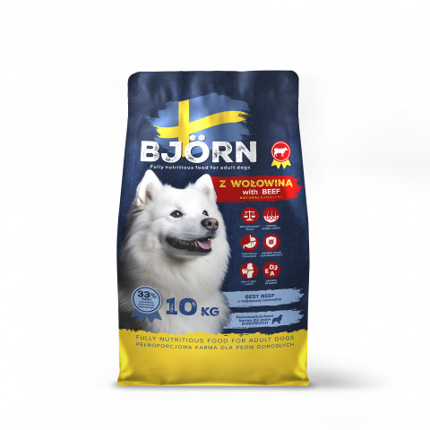 BJORN with Beef - trockenfutter für Hunde - 10kg - Fotogalerie 1
