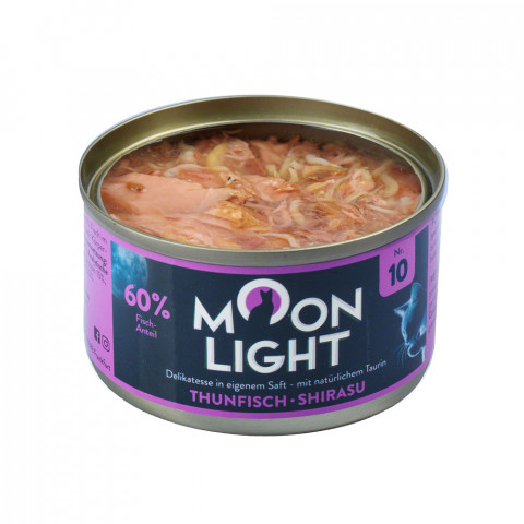 MOONLIGHT Dinner Nr 10 Tuna and shirasu - nassfutter für Katzen - 80g - Fotogalerie 2