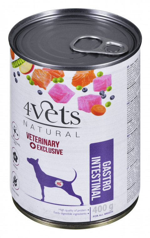 4VETS Natural Gastro Intestinal Dog - Nassfutter für Hunde - 400 g - Fotogalerie 3