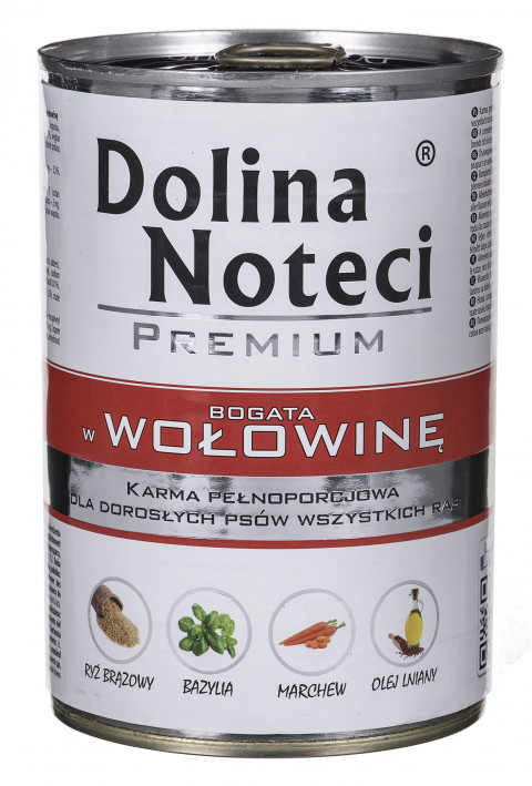 DOLINA NOTECI Premium Beef - Nassfutter für Hunde - 400 g - Fotogalerie 1