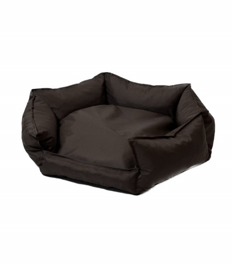 GO GIFT Hexagon schwarz XXL - Haustierbett - 90 x 63 x 16 cm - Fotogalerie 1