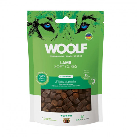 WOOLF Soft Cubes Lamb - leckerli für hunde - 100g - Fotogalerie 1