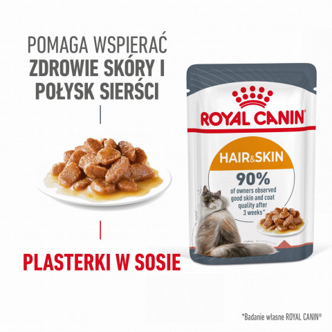ROYAL CANIN Hair & Skin Care - nassfutter für Katzen - 12x85g - Fotogalerie 6