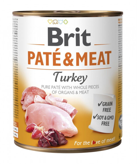 BRIT Paté & Meat Mix Geschmacksrichtungen - Nassfutter für Hunde - 24x800g - Fotogalerie 5