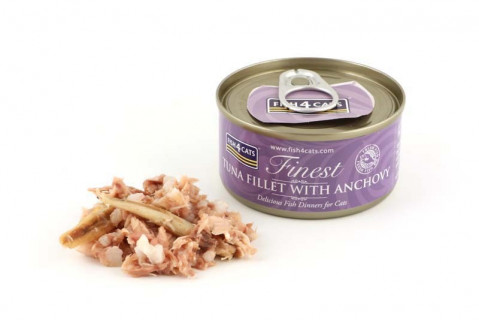 FISH4CATS Tuna fillet with anchovy - nassfutter für Katzen - 6x70g - Fotogalerie 2