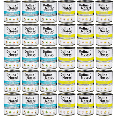 DOLINA NOTECI Premium MIX 2 příchutě – Nassfutter für Hunde – 30×800g - Fotogalerie 1