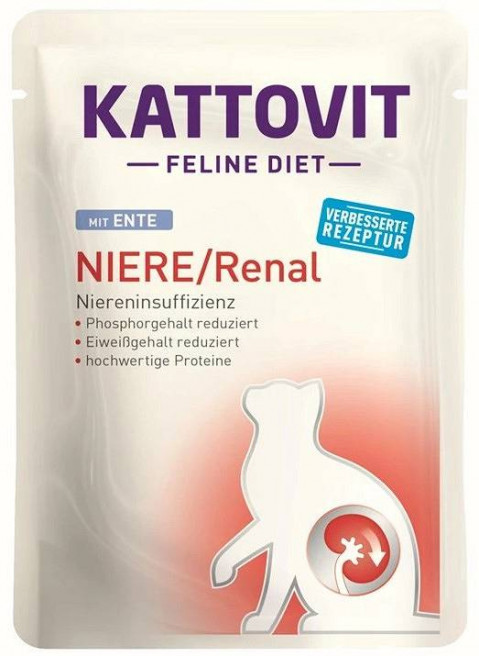 KATTOVIT Feline Diet Niere/Renal Duck - nassfutter für Katzen - 85g - Fotogalerie 1