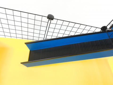 C&C modularer Käfig mit Etage 4x2 + Loft 2x1 + Schwarze Rampe - Fotogalerie 4
