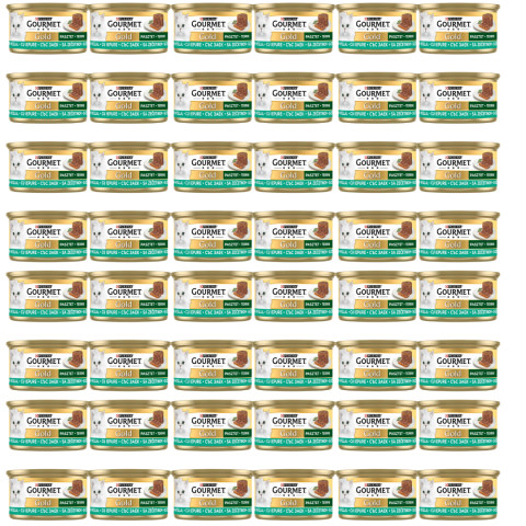 PURINA Gourmet Gold Kaninchen - Nassfutter für Katzen - 48x85g - Fotogalerie 1