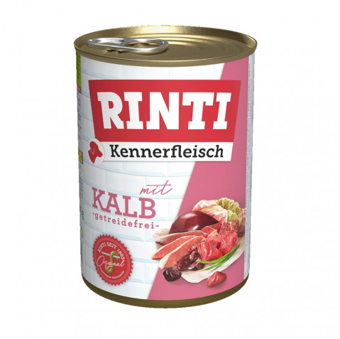 RINTI Kennerfleisch Veal - Nassfutter für Hunde - 400g - Fotogalerie 1