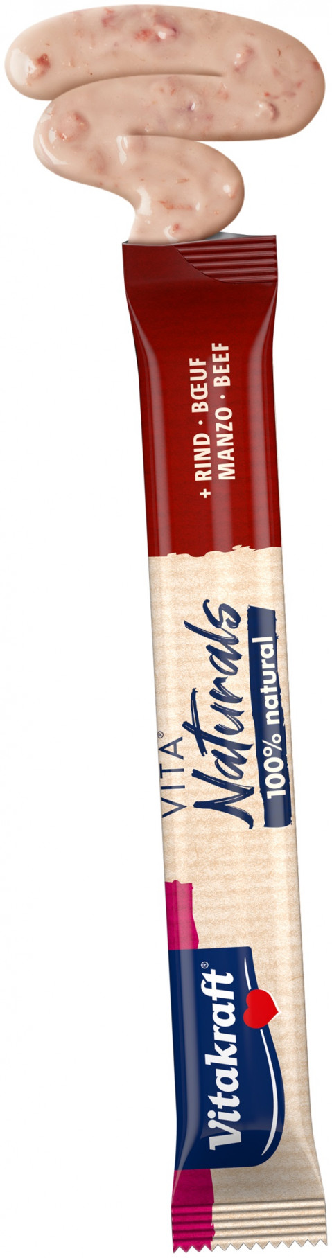 VITAKRAFT VITA NATURALS Flüssiges Rindfleisch - Katzenleckerli - 5x15 g - Fotogalerie 2
